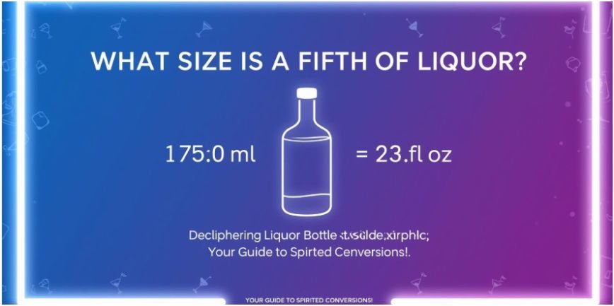 what size is a fifth of liquor